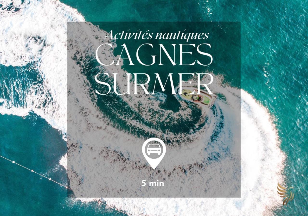 L'Appaloosa De Mer-Pool Tennis Parking-Sea View - -Capitalchic Services Cagnes Sur Me Luaran gambar